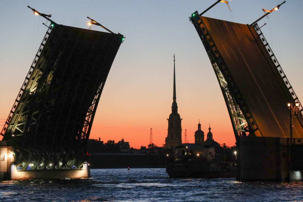 Traveling During the Pandemic, St. Petersburg, Rising Bridges, Summer solstice